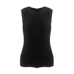 조순희 펠리체조수니 사선 플리츠 슬리브리스 탑 JNMV208_이미지