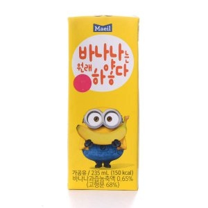 매일유업 바나나는 원래 하얗다 190ml (72개)_이미지