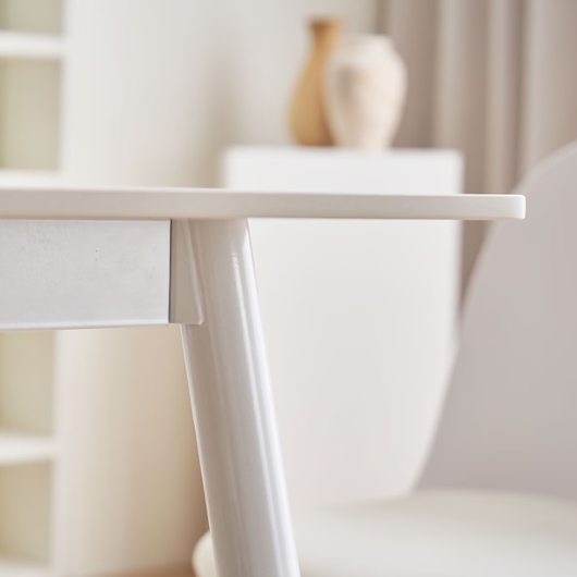 장인가구 벨노아 타원 포세린 세라믹 식탁 1600 (의자4개)_이미지