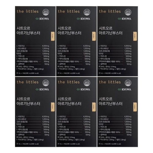 더리틀스 시트오르 아르기닌부스터 4000mg 14포 (6개)