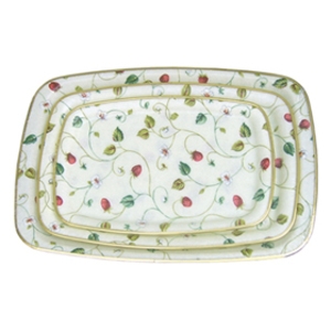 한빛에벤에셀 한셀 화이바쟁반 3P세트 / 딸기_이미지