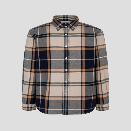 삼성물산 빈폴 울코튼 빅체크 셔츠 BC5X64C38A