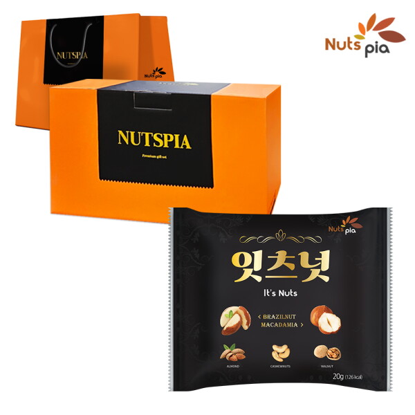 넛츠피아 잇츠넛 하이엔드 선물세트 20g 100개입