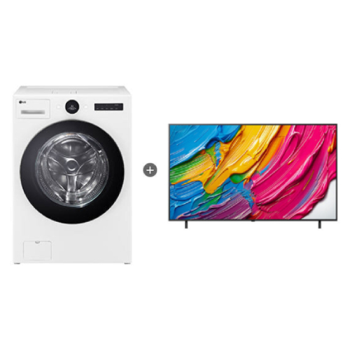 LG전자 트롬 오브제컬렉션 워시콤보 FH25WA + TV <b>75QNED75AEA</b>