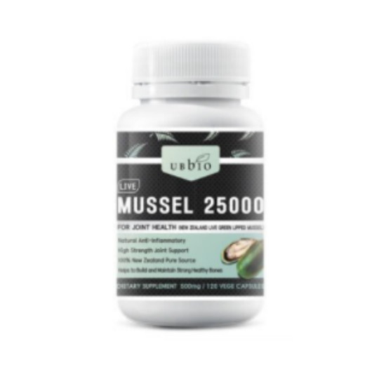 유비바이오  초록입홍합 25000 120베지캡슐 (해외) (1개)