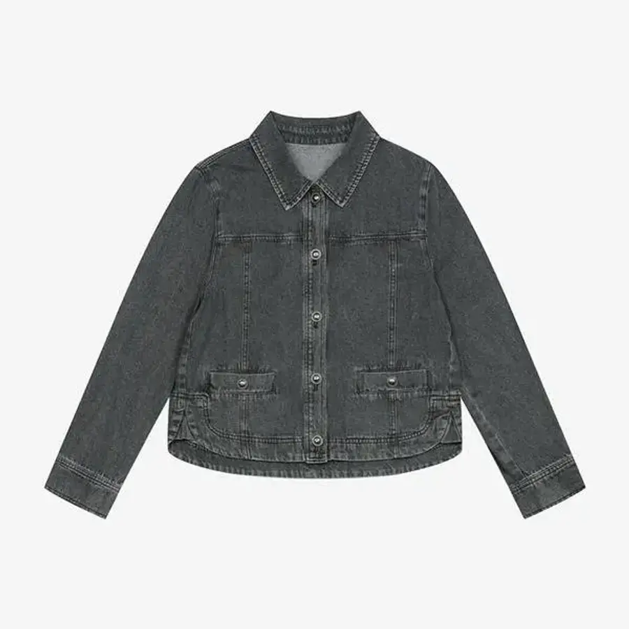 SI 블랙 바이오 워싱 데님 자켓 재킷 SSLJJKH21170 SSLJJ21170 1085713
