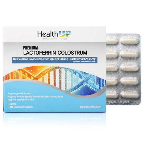 헬스업 프리미엄 락토페린 콜로스트럼 120베지캡슐 (해외)