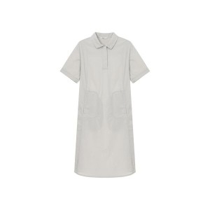 NAU 나우 W 워케이션 셔츠 원피스 Light Gray 320353_이미지