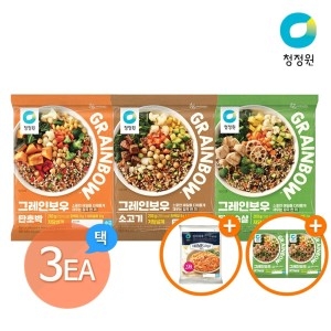 그레인보우 3종 3개 골라담기 + 닭가슴살200g 2개 + 김치제육 곤약볶음밥200g