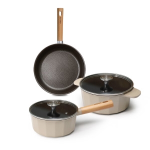 슈톨츠 초코 IH 실속 주방 냄비프라이팬 3종 (편수18+양수20+팬26)