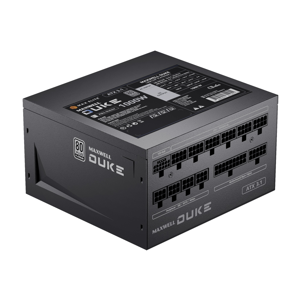 맥스엘리트 MAXWELL DUKE 1000W 80PLUS플래티넘 풀모듈러 ATX3.1_이미지