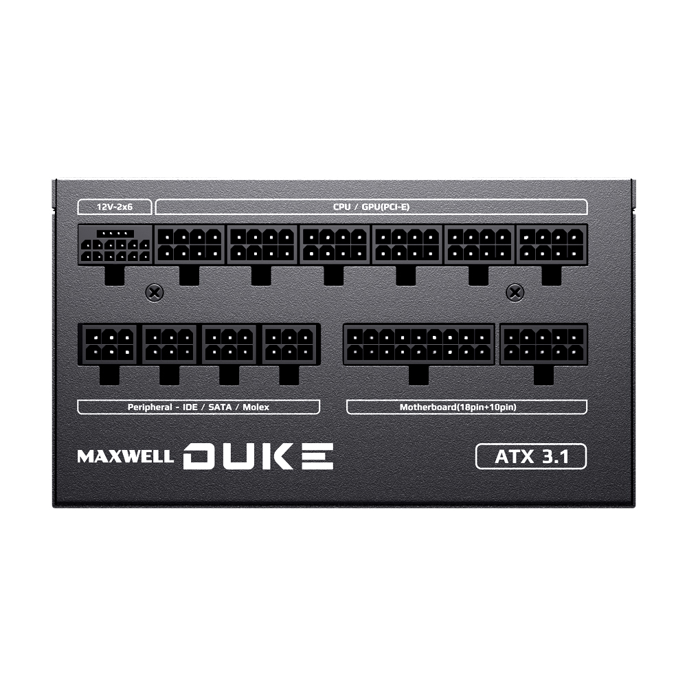 �ƽ�����Ʈ MAXWELL DUKE 1000W 80PLUS�÷�Ƽ�� Ǯ��ⷯ ATX3.1
