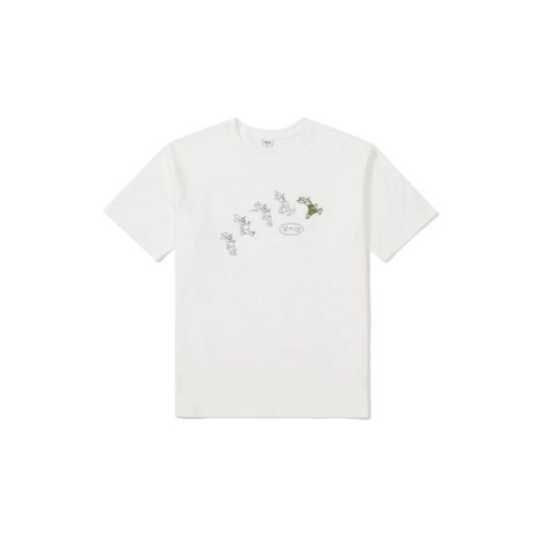 87MM Mmlg ANIMATE JUMP MELGE HF-T 반팔 티셔츠 EVERY 화이트 217895