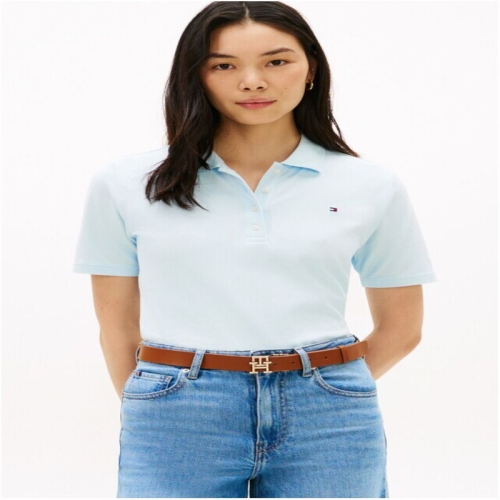 타미힐피거 종합관 여성 코튼 스트레치 피케 폴로 티셔츠 T22G1TPI051WT1 0CL이미지입니다. 누르면 해당 게시물로 새창이동합니다.