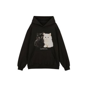 잇저바이브 잇자바이브 BABY CAT BLESS YOU 후드 블랙 791671