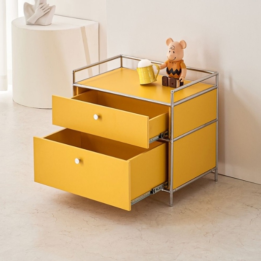 빈아트홈 트러스트 미드센츄리 2단 협탁 600_이미지