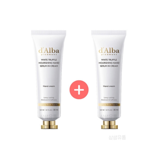 달바 화이트 트러플 너리싱 세럼 인 핸드 크림 30ml (2개)_이미지