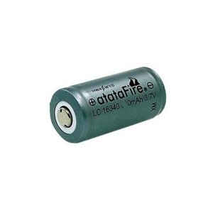 3.7V 충전용 배터리 16340 보호 650MAH