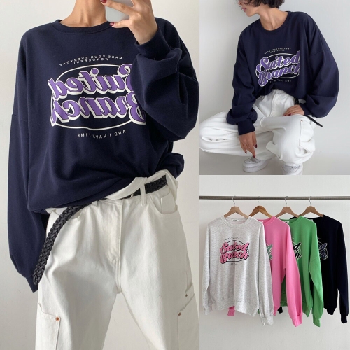 나야홍 위쉬몰 MC 브랜치박시쭈리맨투맨 X085H601 빅사이즈_이미지