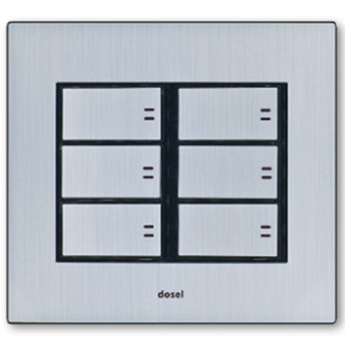 동서산업 DS이엘씨 라인S 6구 1로 스위치 실버