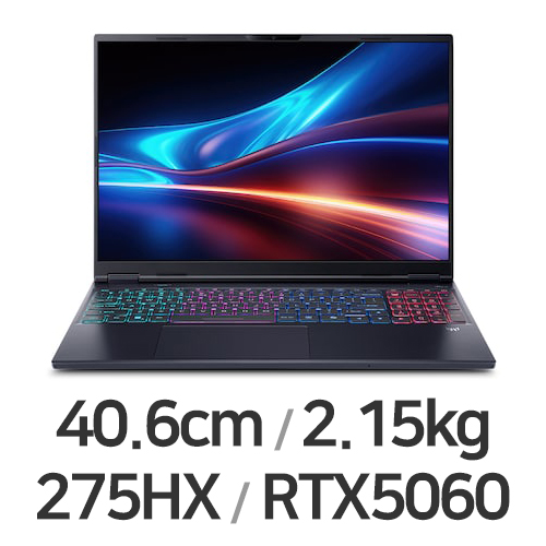 에이서 프레데터 헬리오스 네오 16S 슬림 AI PHN16S-71-91JF (SSD 1TB)_이미지