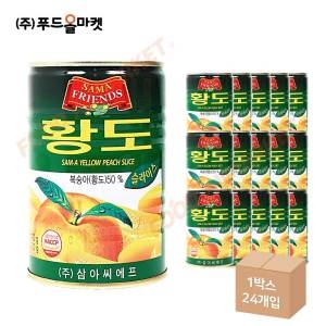 삼아씨에프 황도 400g (24개)
