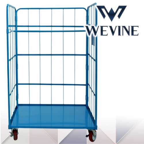 위바인 고하중 스틸 롤테이너 접이식 기본형 (대형)_이미지