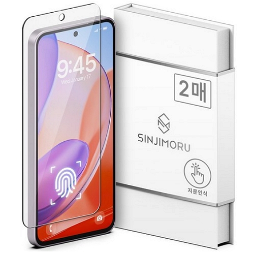 신지모루 갤럭시A36 신지글래스 2.5Dx 지문인식 강화유리 보호필름이미지입니다. 누르면 해당 게시물로 새창이동합니다.