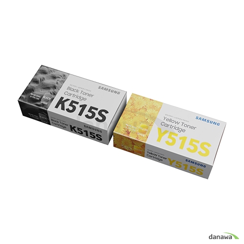 삼성전자 정품 CLT-K515S, CLT-Y515S 2색 세트