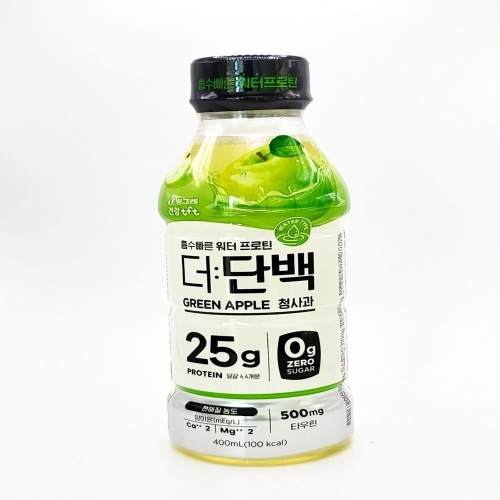 빙그레 더단백 워터 프로틴 청사과 400ml (12개)_이미지