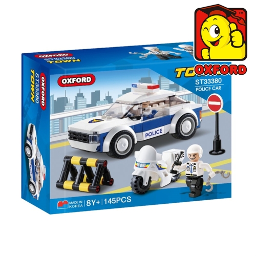 옥스포드 ST33380 타운 미니차량경찰차 블록 장난감