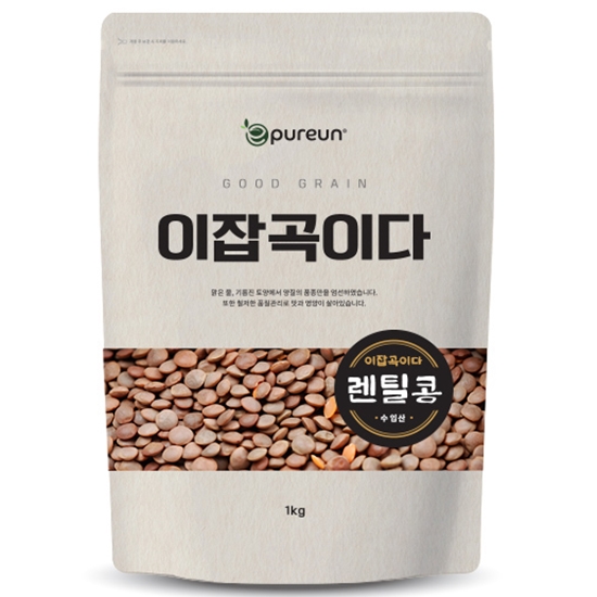 이잡곡이다 수입 렌틸콩 1kg (1개)_이미지