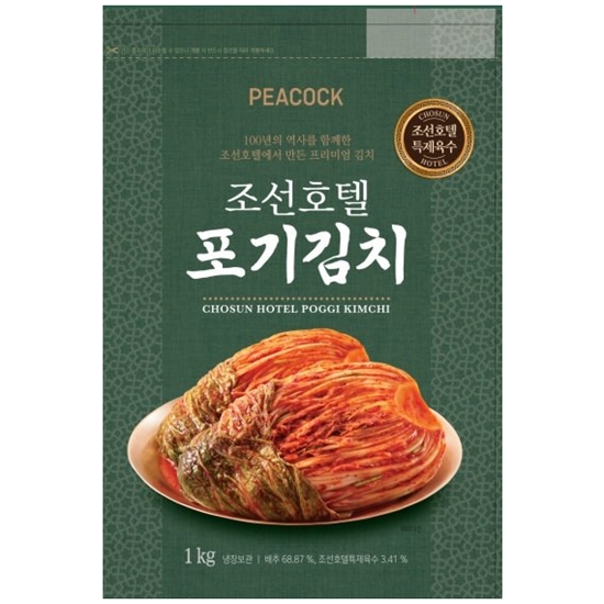 피코크 조선호텔 포기김치 1kg (1개)_이미지