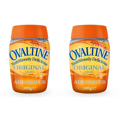 [불명] Ovaltine 오발틴 오리지널 라이트 애드 밀크 300g 2팩