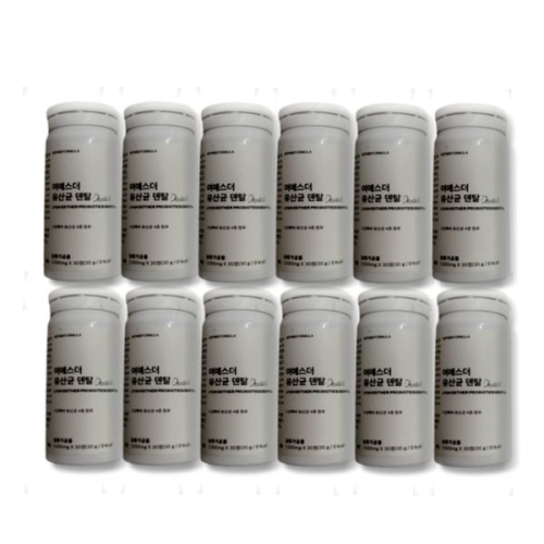 에스더포뮬러 여에스더 유산균 덴탈 1000mg 30정 (12개)