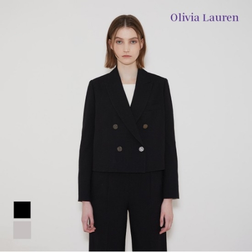 올리비아로렌 여성 더블 크롭자켓_VOCGA3S2356이미지입니다. 누르면 해당 게시물로 새창이동합니다.