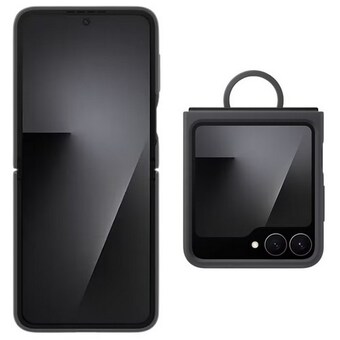 삼성전자 갤럭시Z <b>플립</b>7 FE 실리콘 케이스 with 링 EF-PF741