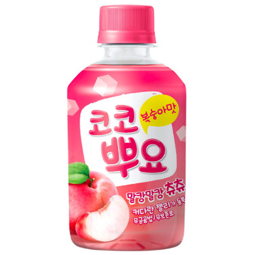 팔도 코코뿌요 복숭아맛 280ml (12개)_이미지