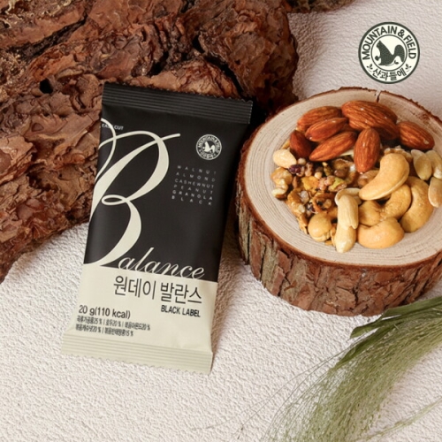 산과들에 하루견과 원데이 발란스 블랙 20g (110개)_이미지