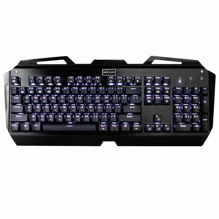 앱코 HACKER K780 7COLOR RGB 더블키캡 (청축)_이미지