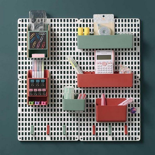 앤트 철제 타공판 책상정리 세트