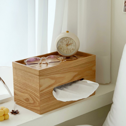 동양인터내쇼널 ACACIA 우드 트레이 티슈케이스 (1개)