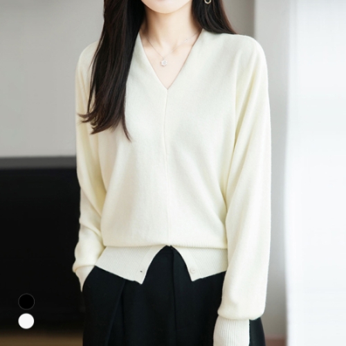 클라셰 절개버튼소프트니트_B6S0037