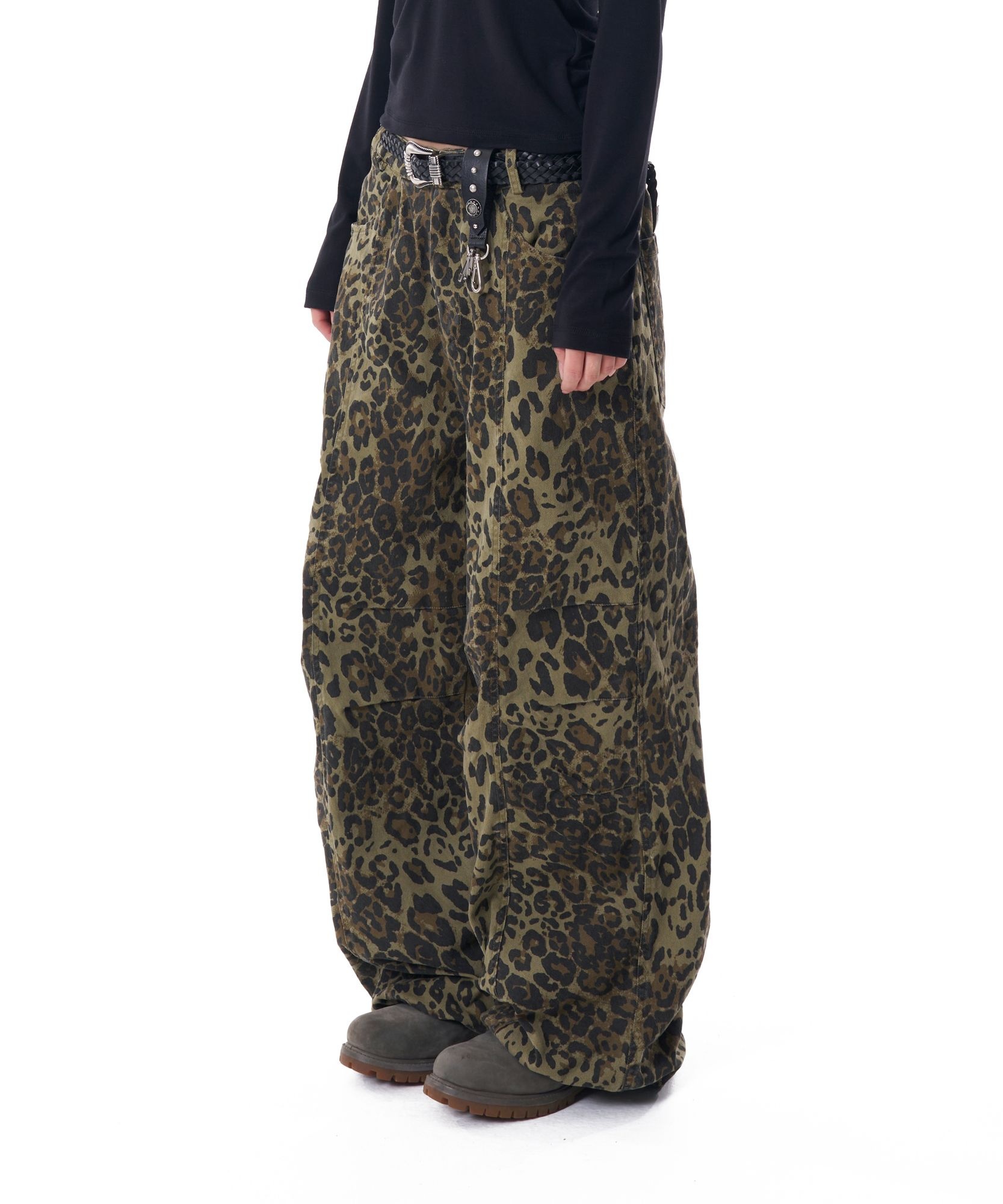 �����ĵ� ��į Knee Pintuck Cotton Pants Khaki 5846823