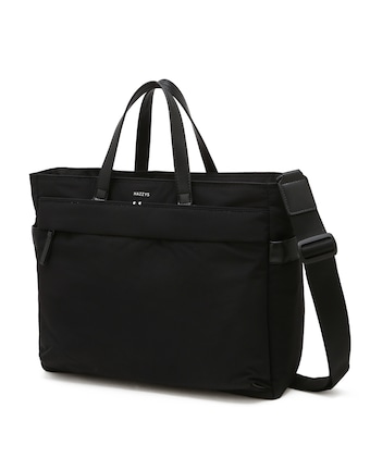 헤지스 ACC LL 쇼핑백동봉 HJBA<b>6</b>E320 HATCH-BAG 블랙 로고프린트 가죽 토트백