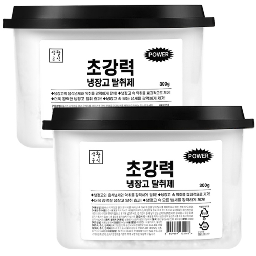  생활공식 초강력 냉장고 탈취제 300g [2개]
