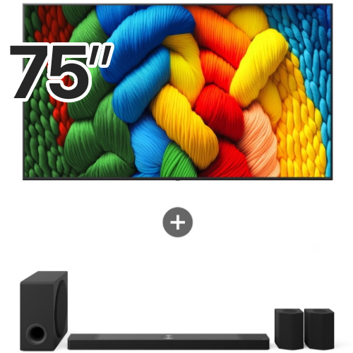 LG전자 나노셀 AI 75NANO80AEA (벽걸이+사운드바, S95TR)