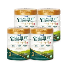 매일유업 2021 앱솔루트 프리미엄 유기농 궁 2단계 800g (4개)_이미지