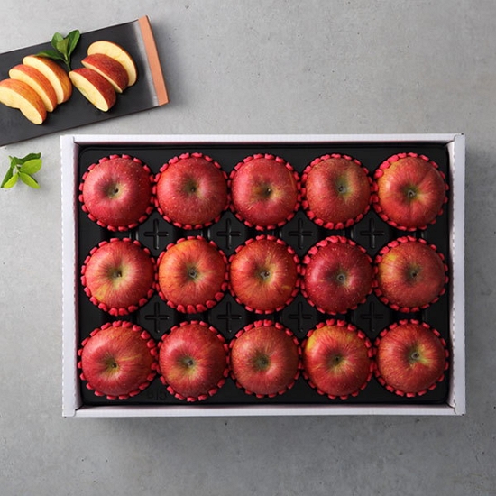 충북원예농협 프레샤인 산지직송 충주사과세트 4호 17~19개(과) 5kg (1개)