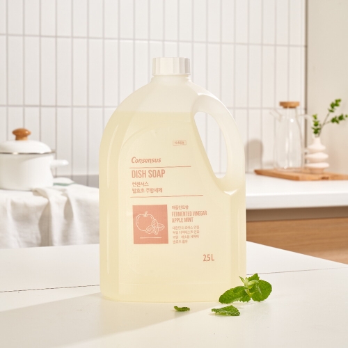 발효초 주방세제 애플민트향 2.5L
